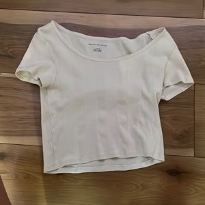 american eagle scoop neck crop top
